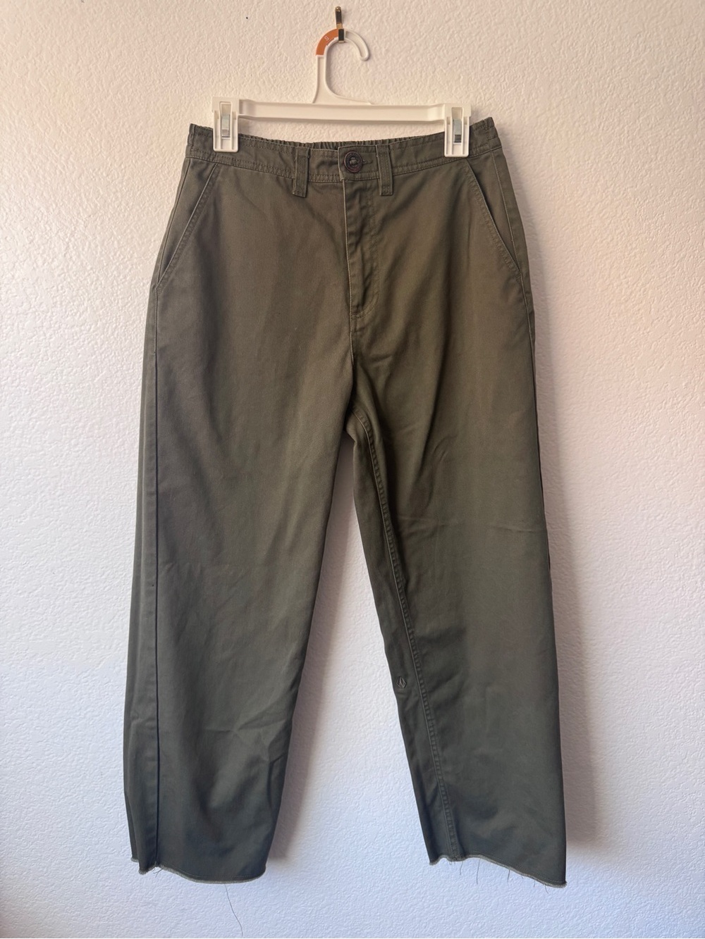 Volcom | Olive Green Straight Chino Pants size 27
